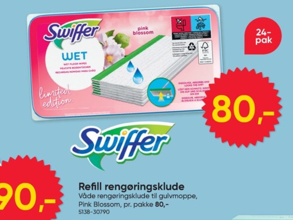 Swiffer, Klude