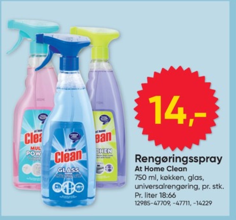 at home CLEAN, Rengøring - øvrige