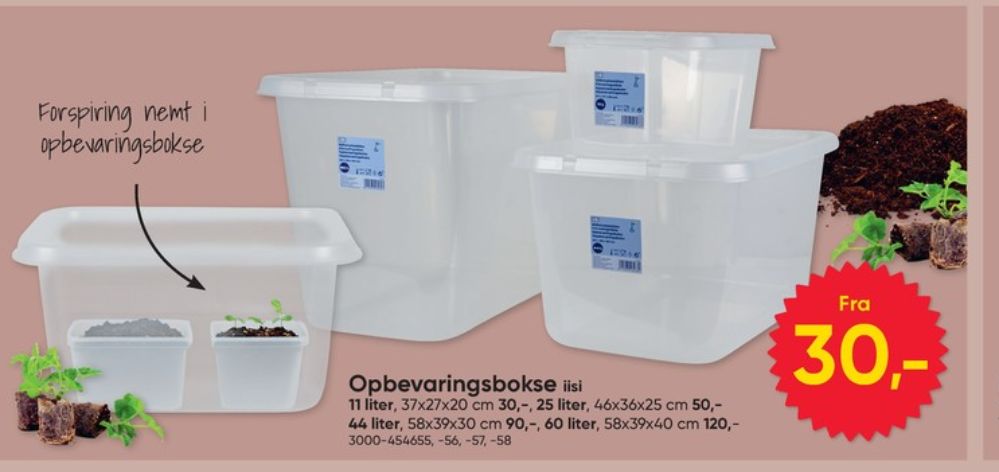 iiSi, Opbevaringsbakke