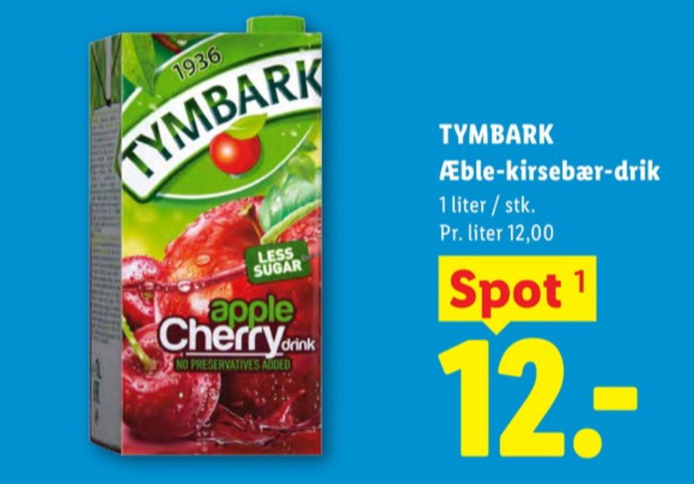 Tymbark, Æble Kirsebærjuice