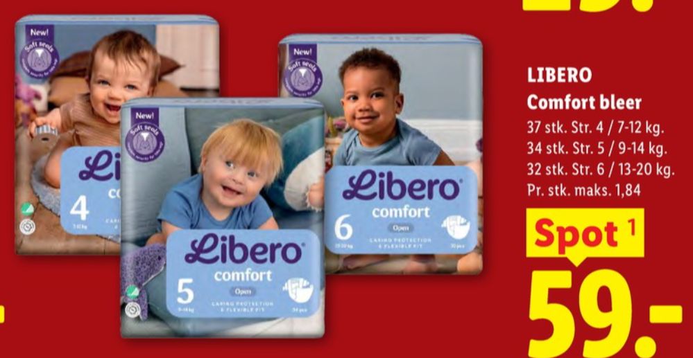 Libero Comfort, Bleer str 4 7-12 kg