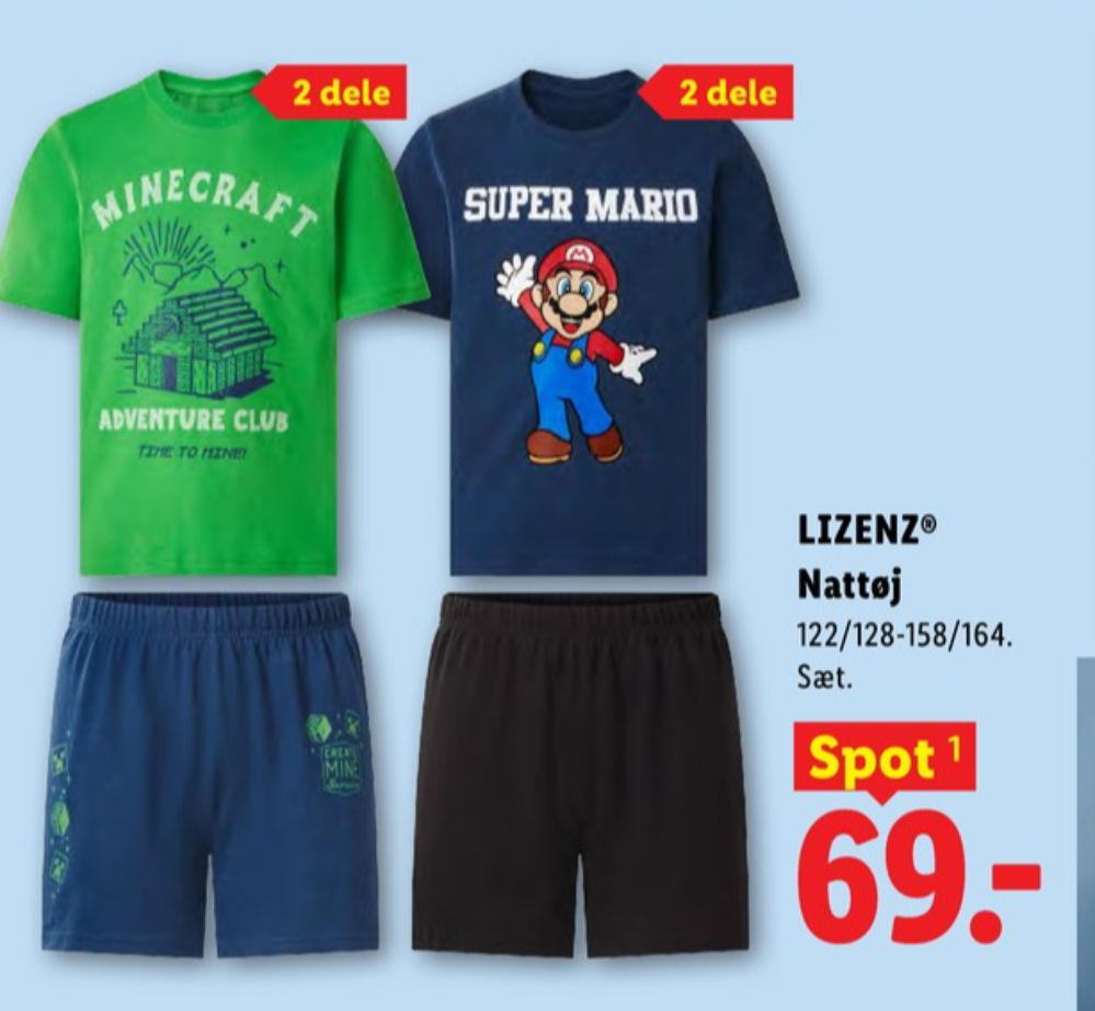 Lizenz, Shortssæt