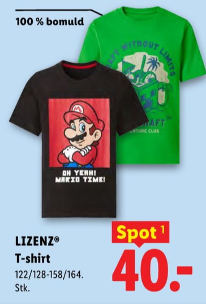 Lizenz, T-shirt