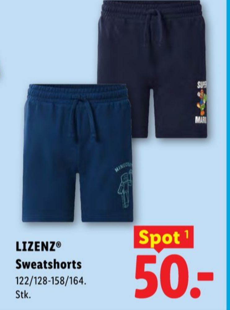 Lizenz, Shorts