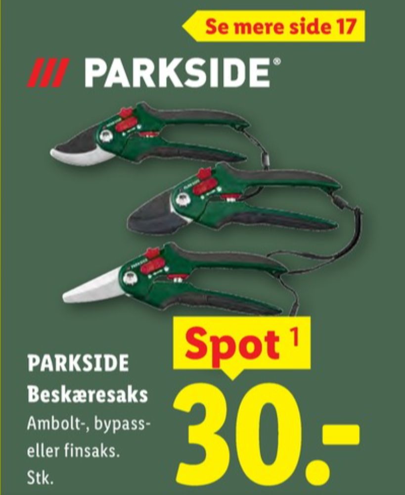 Parkside, Beskæresaks