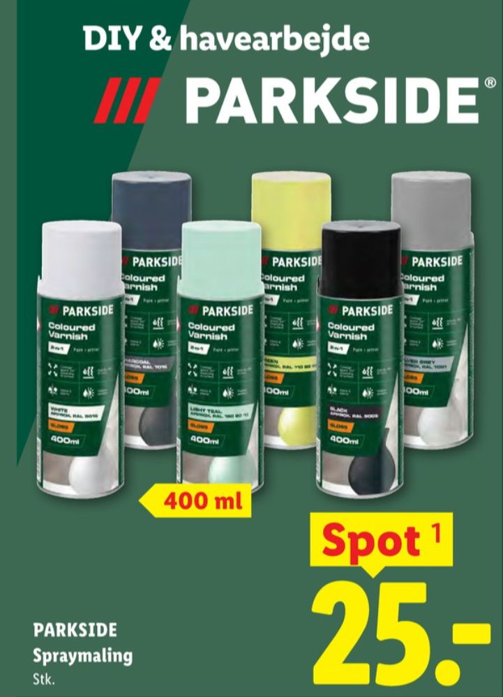 Parkside, Spraymaling