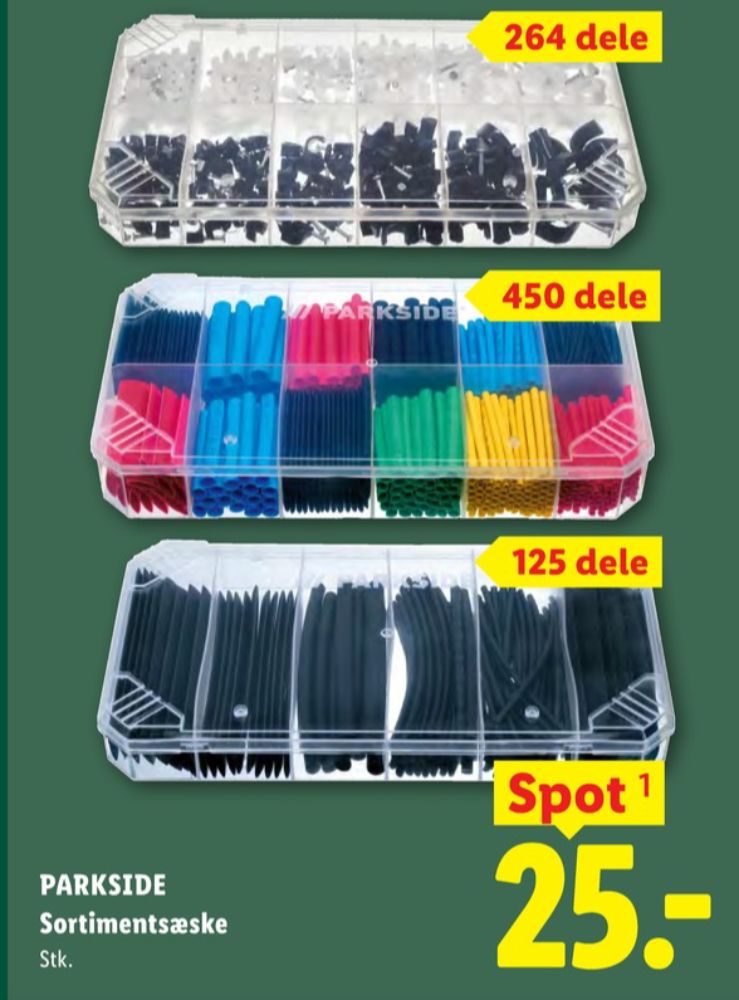 Parkside, Sortimentsbokse