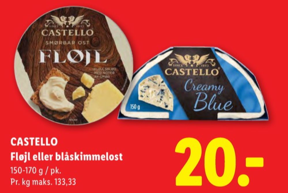 Castello Fløjl, Smøreost