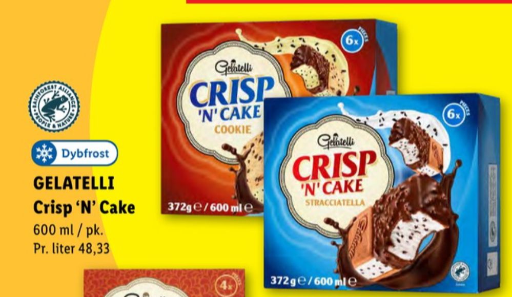 Gelatelli, Crisp n Cake Cookie Issnack