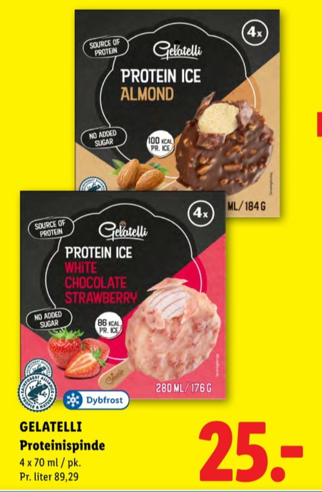 Gelatelli, Protein Ice White Chocolate Strawberry