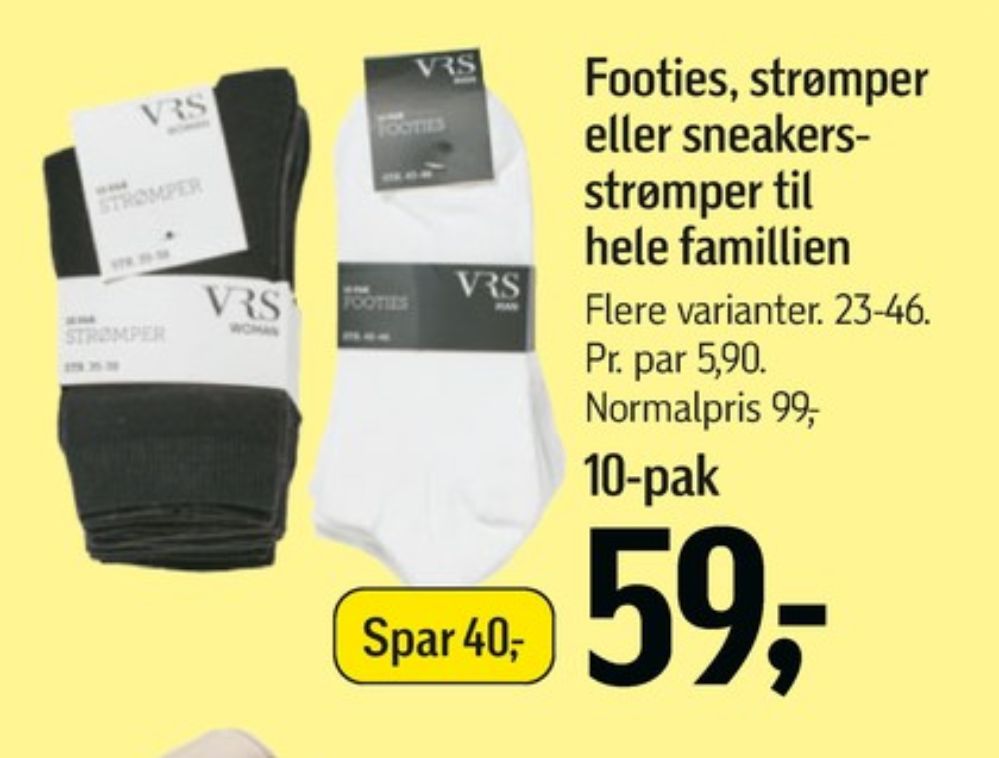 VRS, Strømper