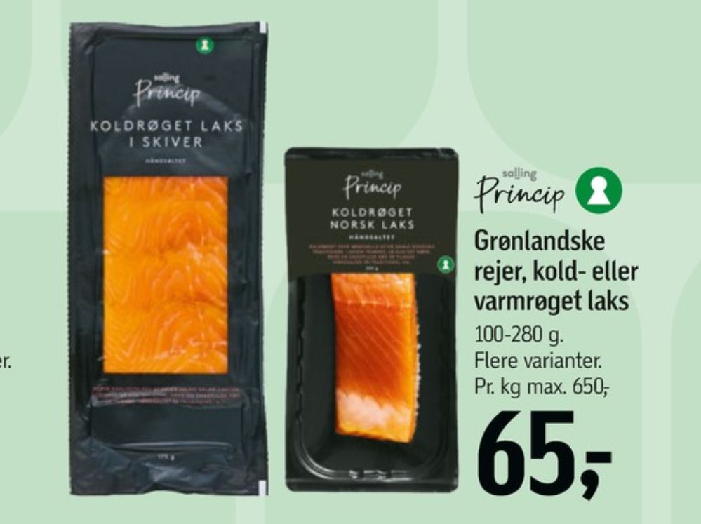 Salling Princip, Rejer