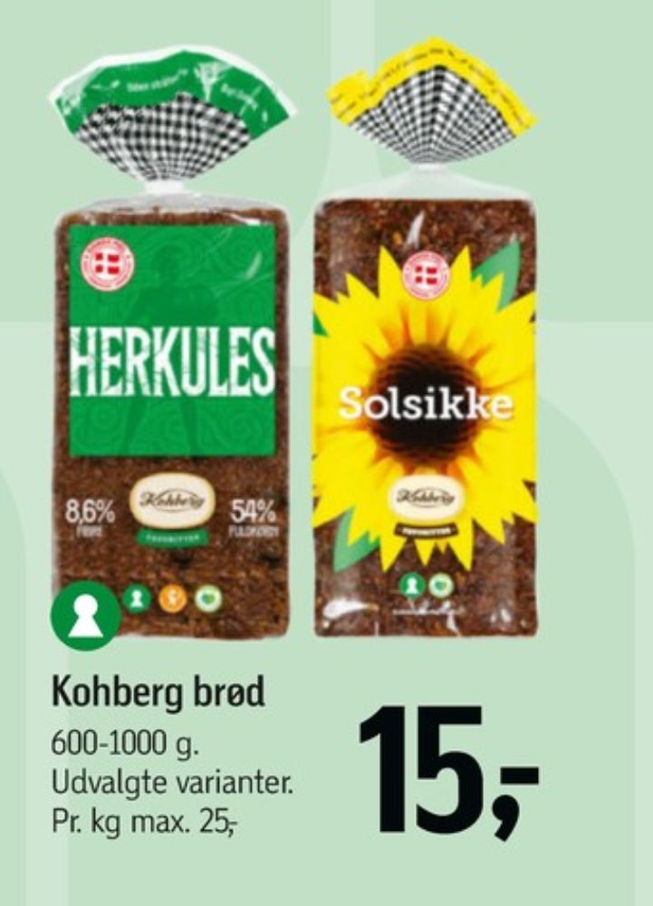 Kohberg Herkules, Rugbrødsskiver