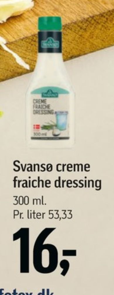 Svansø, Creme Fraiche Dressing