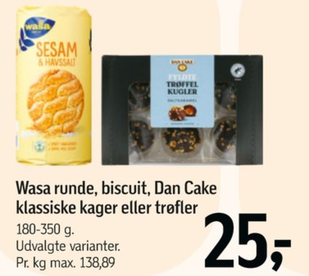 Wasa, Sesam & Havsalt knækbrød