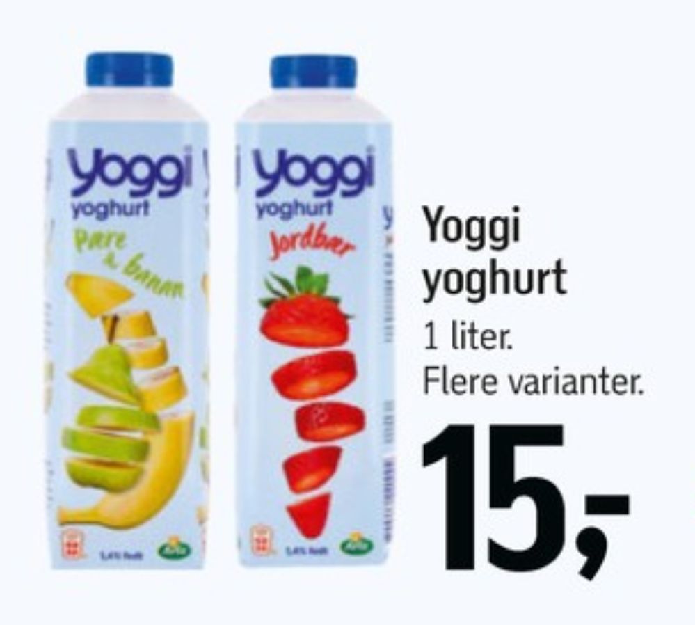 Yoggi, Pære & Banan Yoghurt 