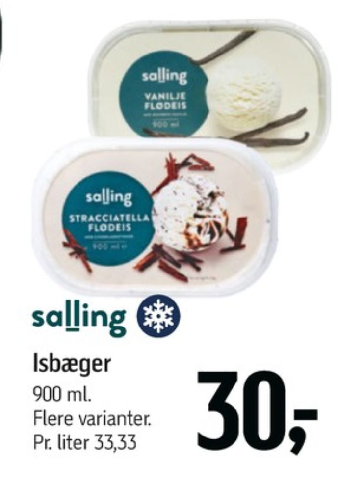 Salling, Vanilje Flødeis