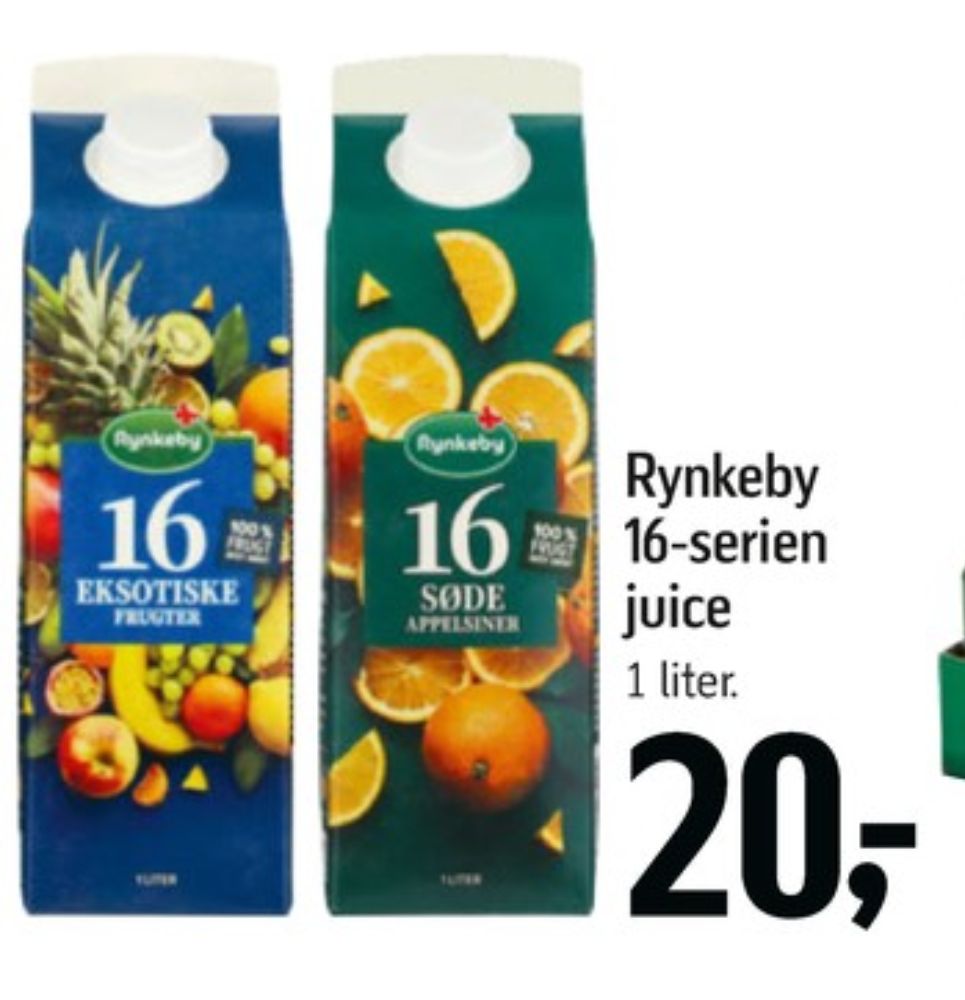 Rynkeby, 16 Eksotiske Frugter