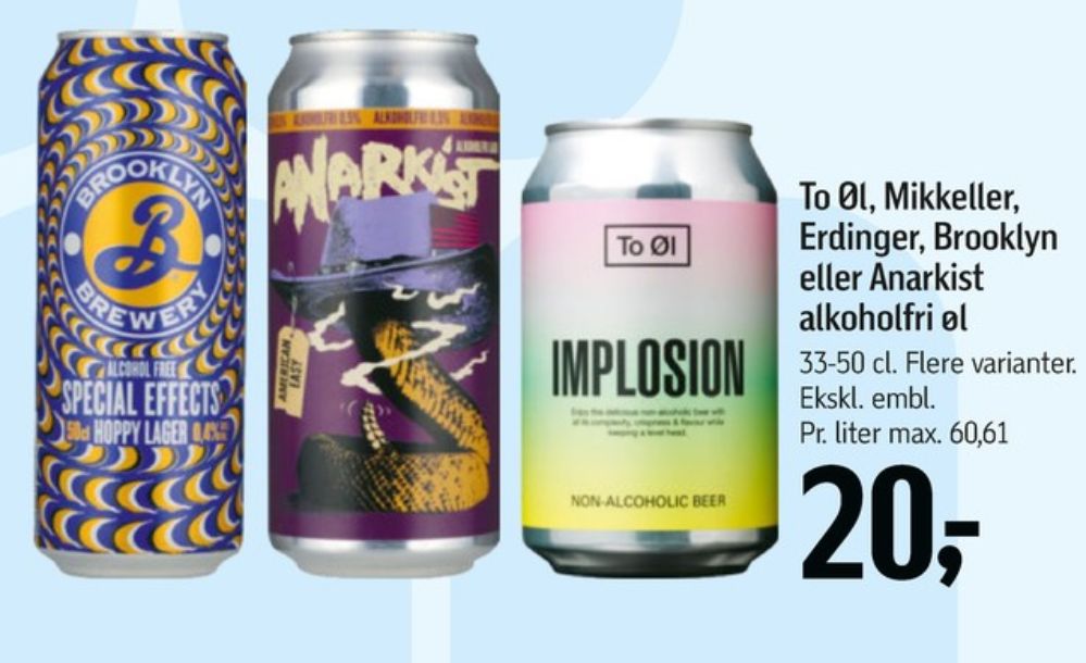 Brooklyn Special Effects, Øl - Alkoholfri