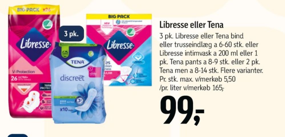 Libresse, Regular Black Trusseindlæg