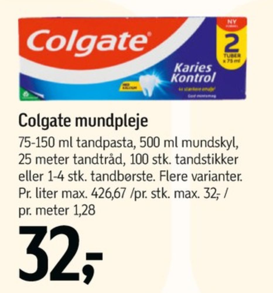 Colgate, Tandstikker