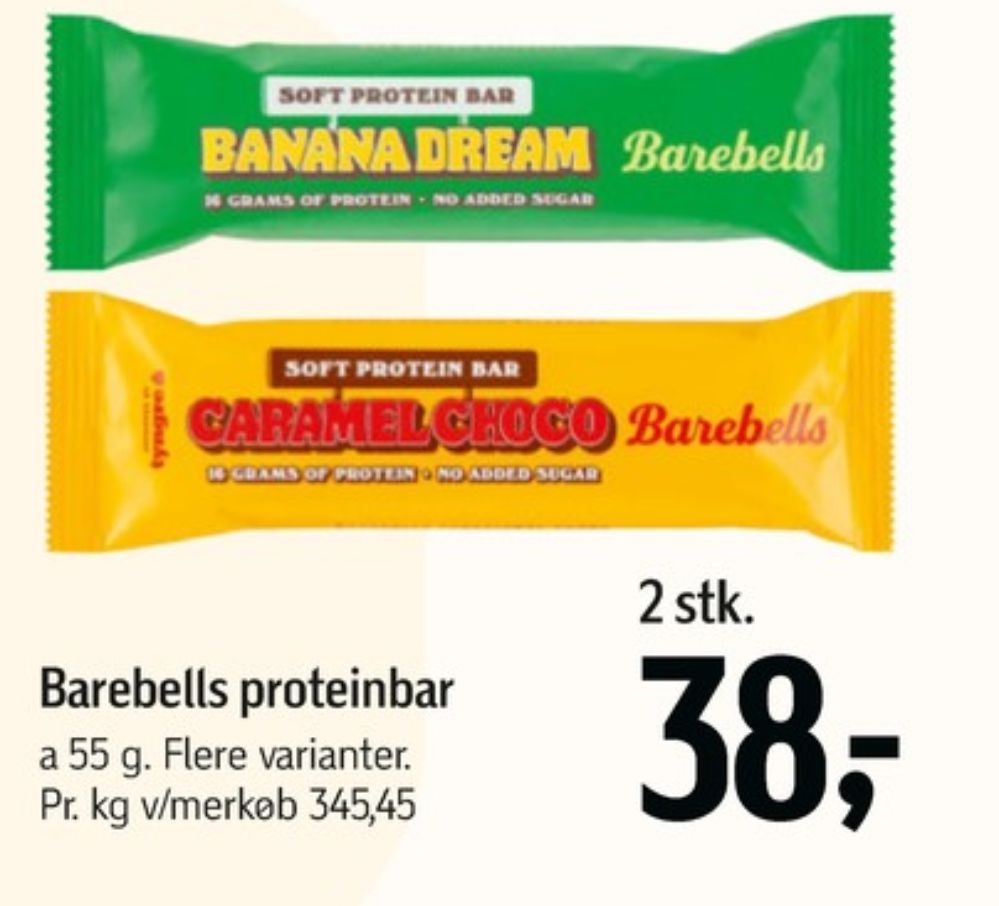 Barebells, Banana Dream Proteinbar
