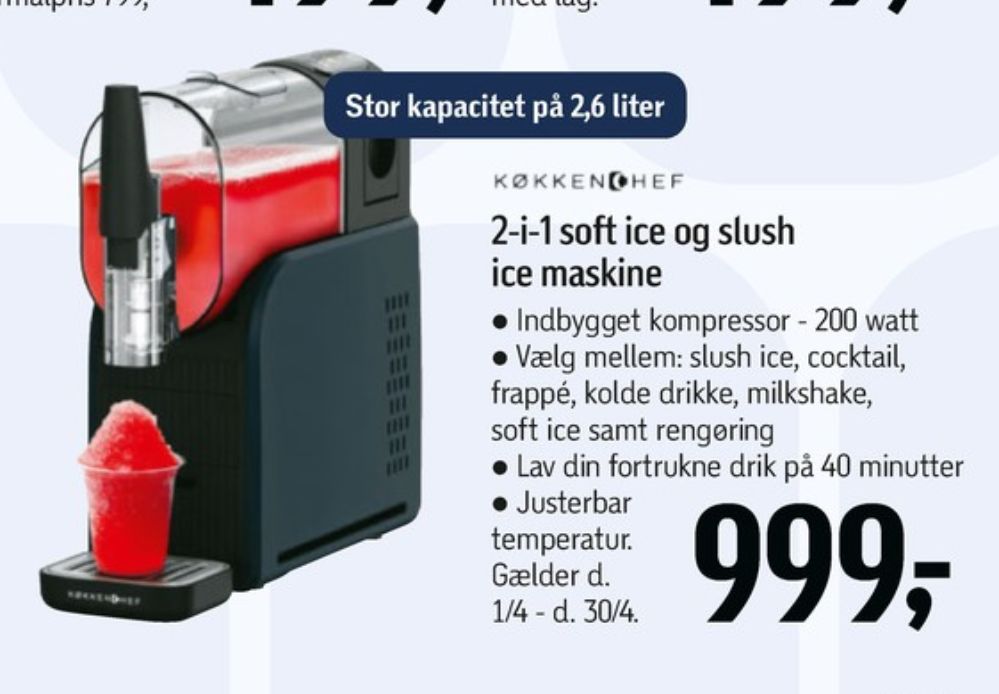 KøkkenChef, Slush Ice maskine
