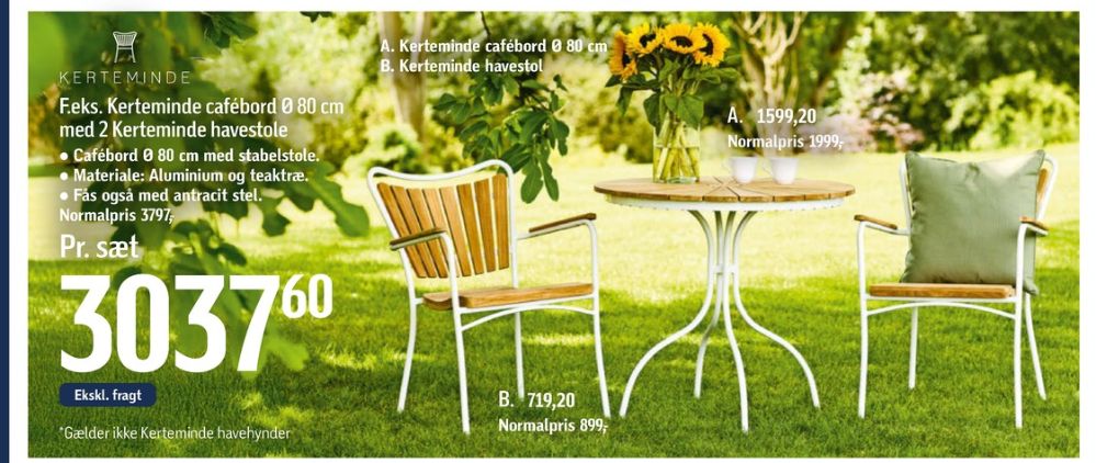 Kerteminde, Havemøbelsæt