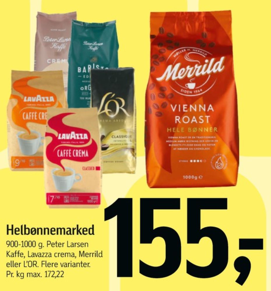 LavAzza Caffe Crema Gustoso, Kaffebønner