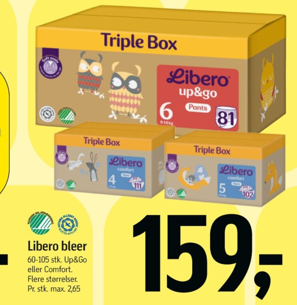 Libero Comfort, Bleer str 5 9-14 kg