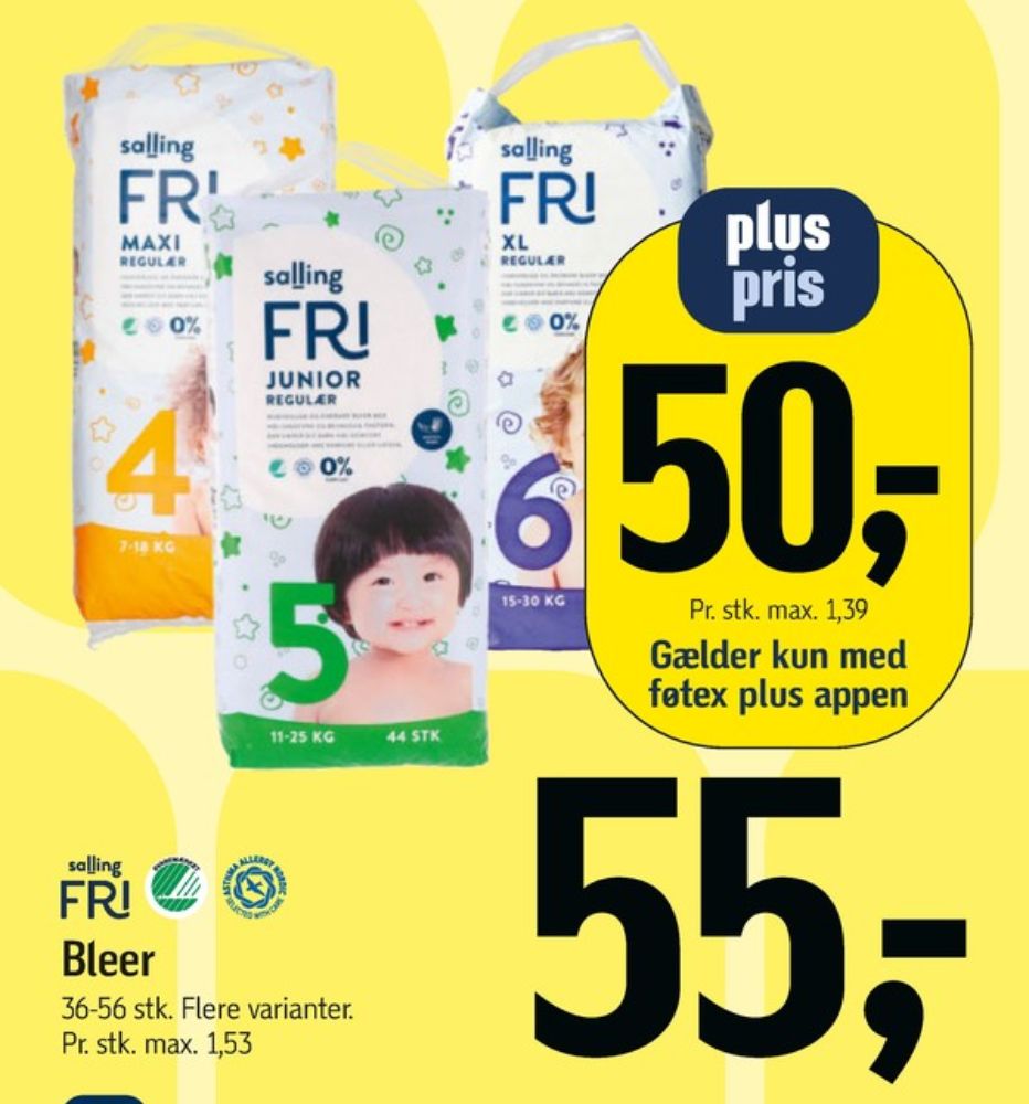 Salling Fri Maxi, Bleer str 4 7-18 kg
