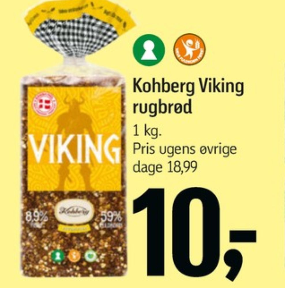 Kohberg Viking, Rugbrødsskiver