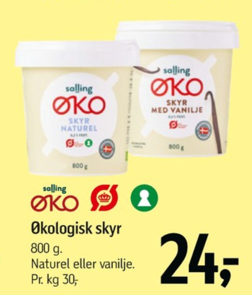 Salling ØKO, Naturel Skyr 
