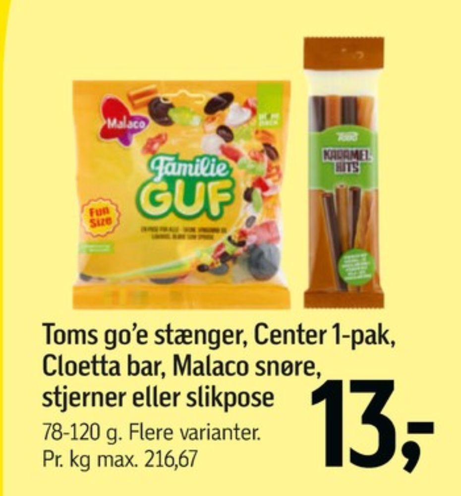 Cloetta, Chokoladebar