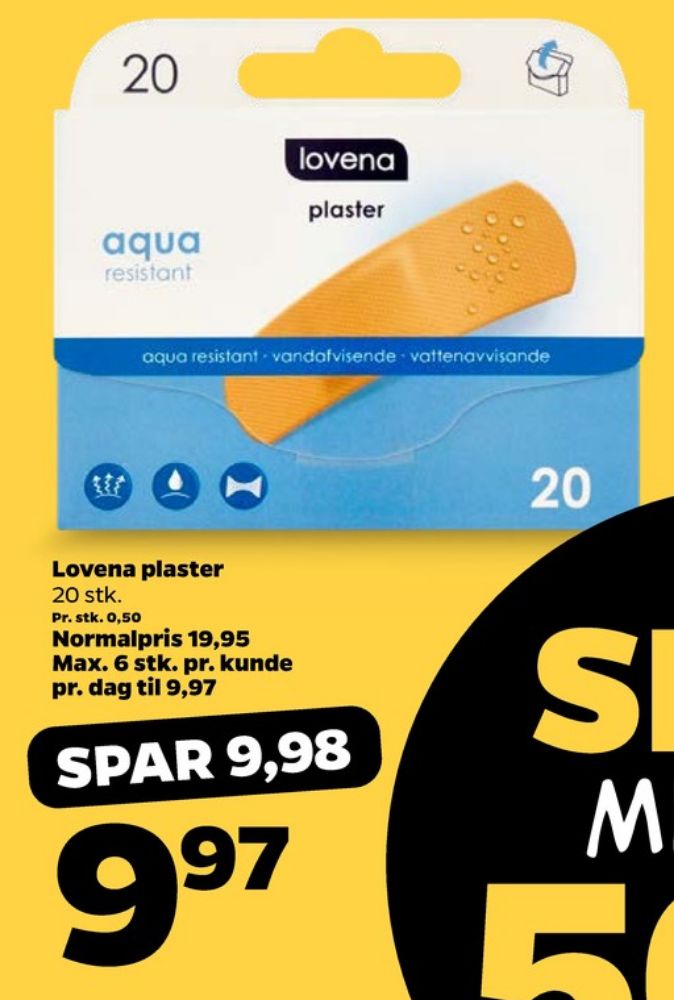 Lovena, Plaster