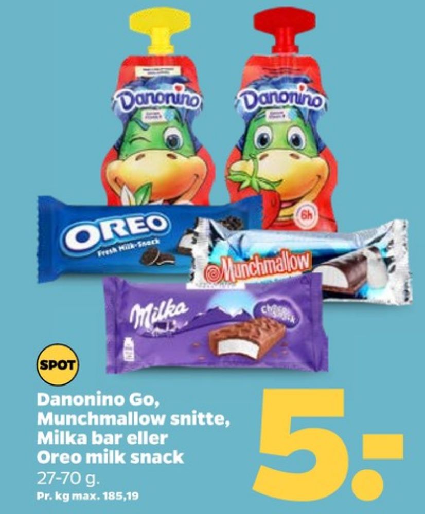 Danone Danonino, Vanilje Yoghurt 