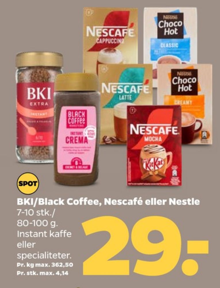 Nescafe, Kakaodrikspulver Choco Hot