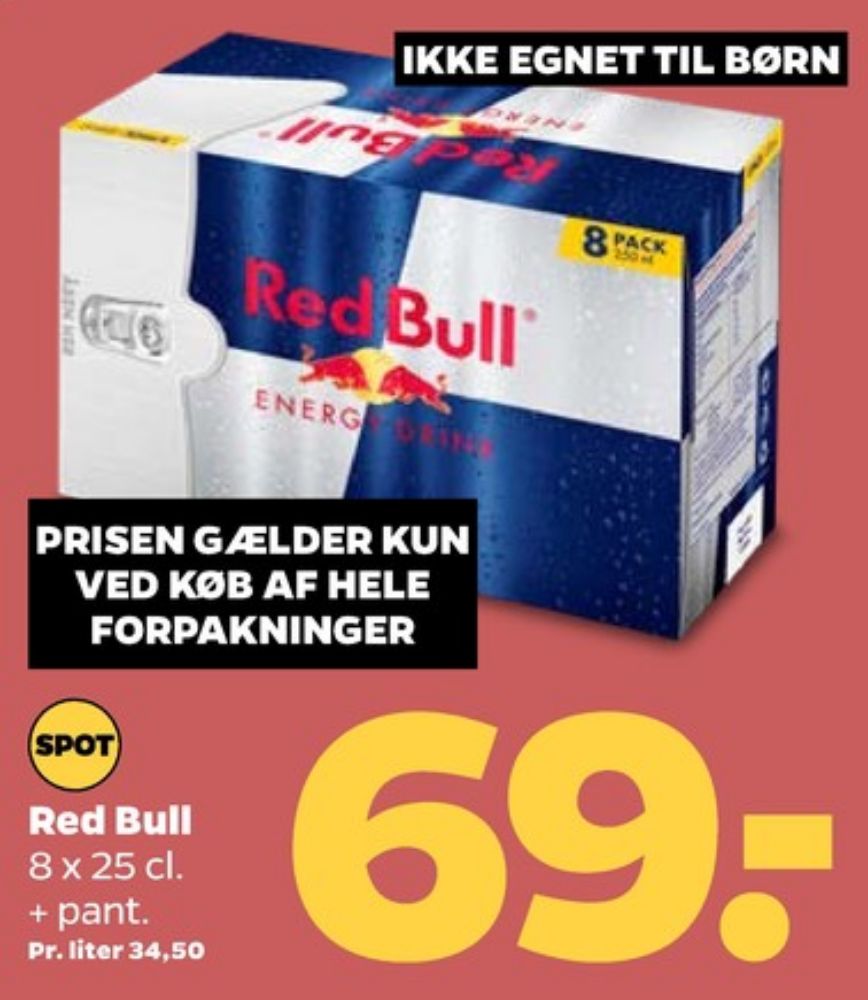 Red Bull Energy, Energidrik 8 pk.