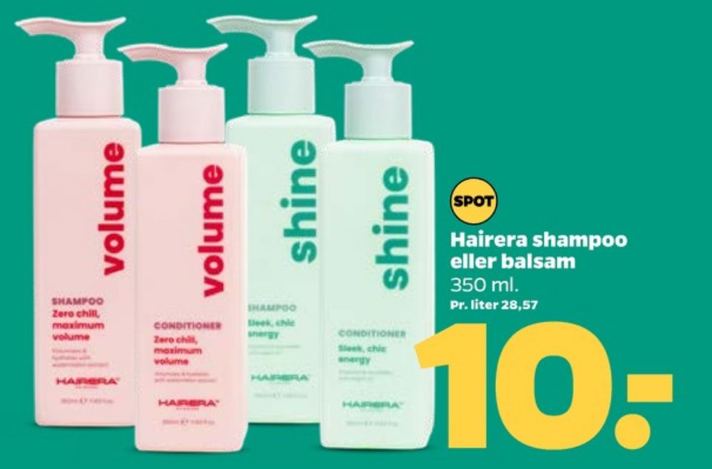 Hairera, Shampoo