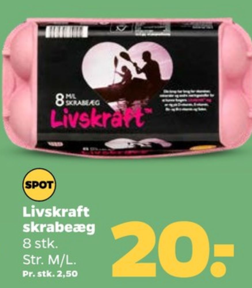 Livskraft, Skrabeæg M/L