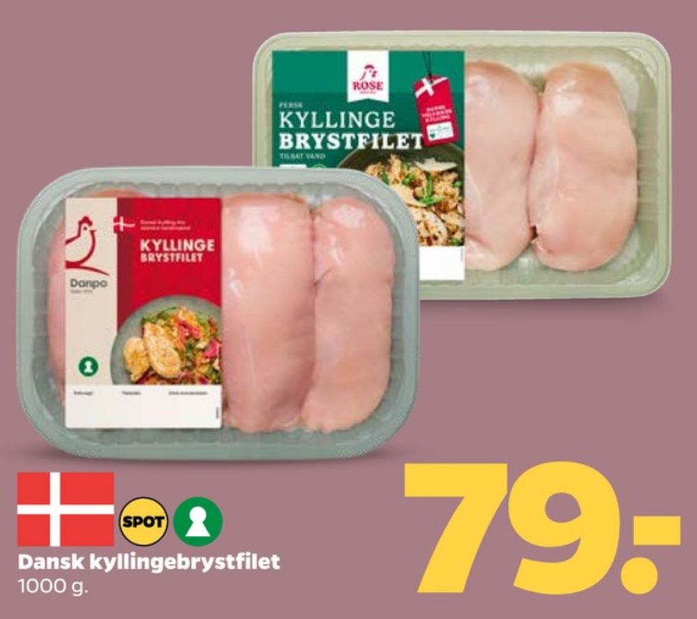 Rose, Kyllingebrystfilet