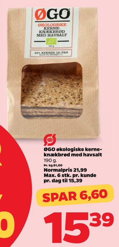 ØGO, Kerneknækbrød med havsalt