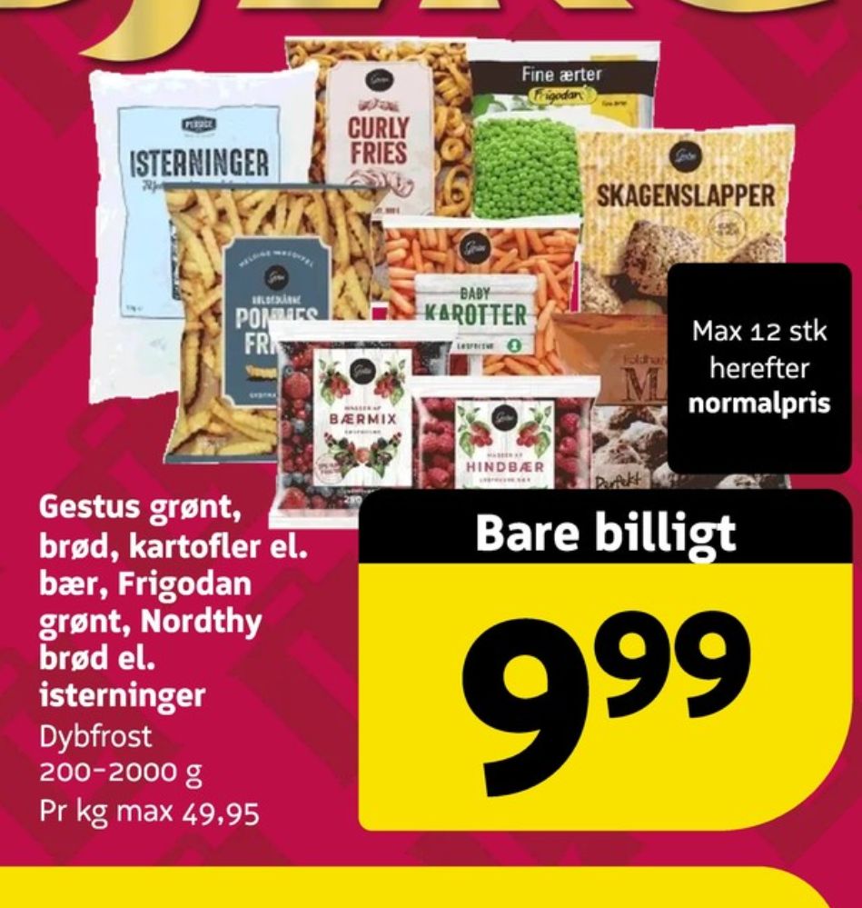 Gestus, Pommes Frites Bølgeskårne