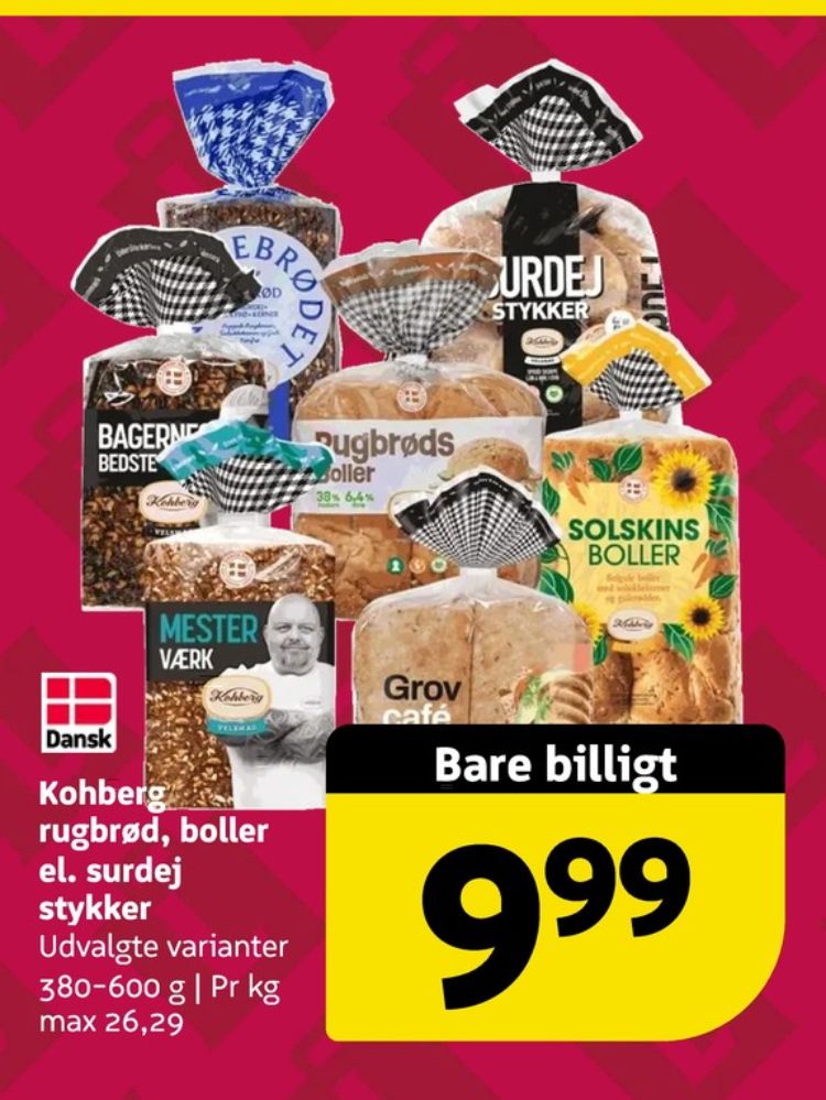 Kohberg Bagernes Bedste, Rugbrødsskiver