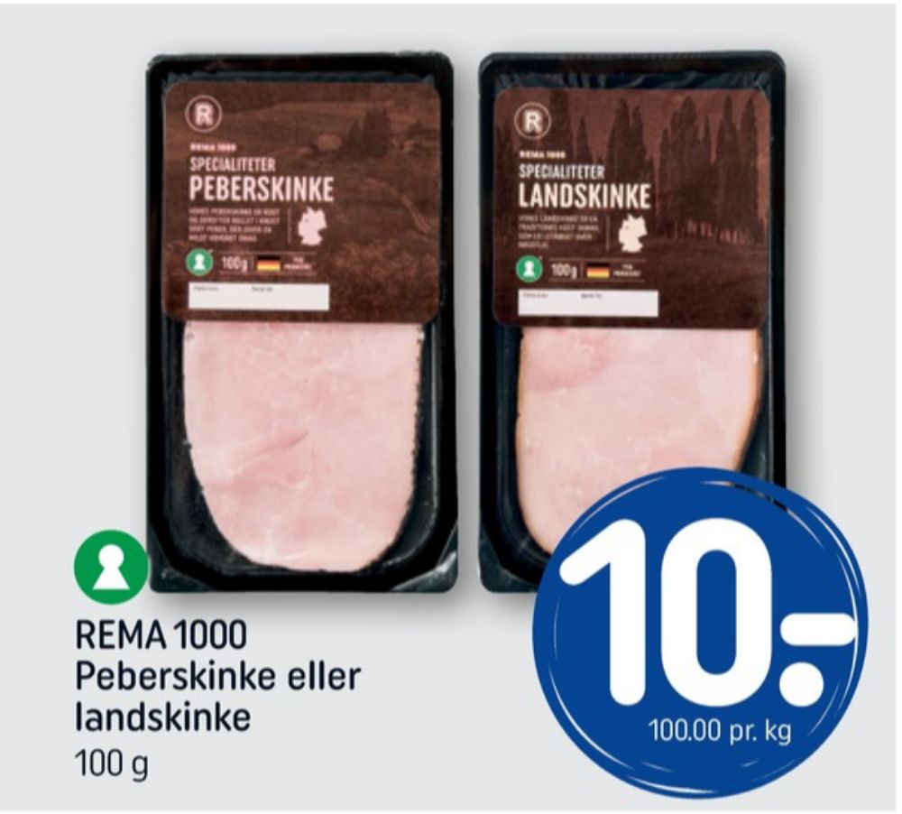 Rema 1000, Peberskinke