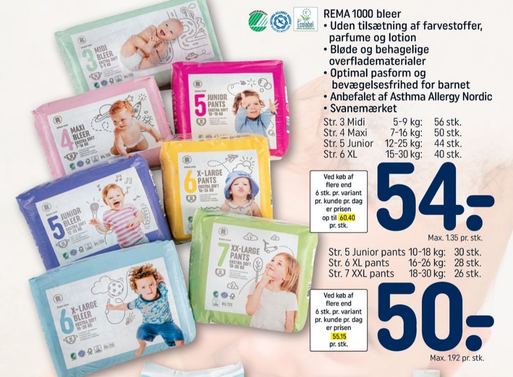 Rema 1000 Midi, Bleer str 3 5-9 kg