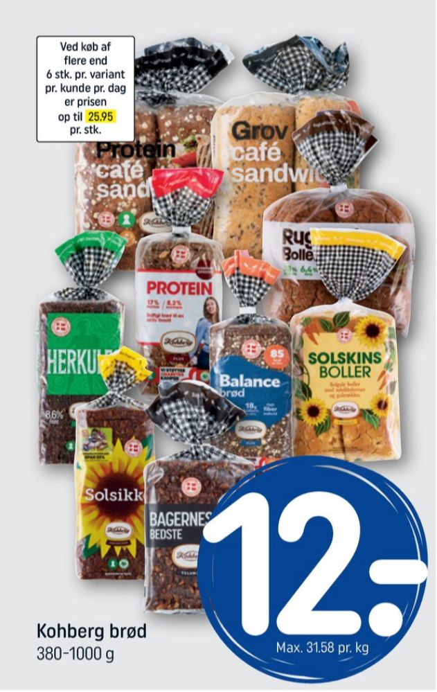 Kohberg Herkules, Rugbrødsskiver