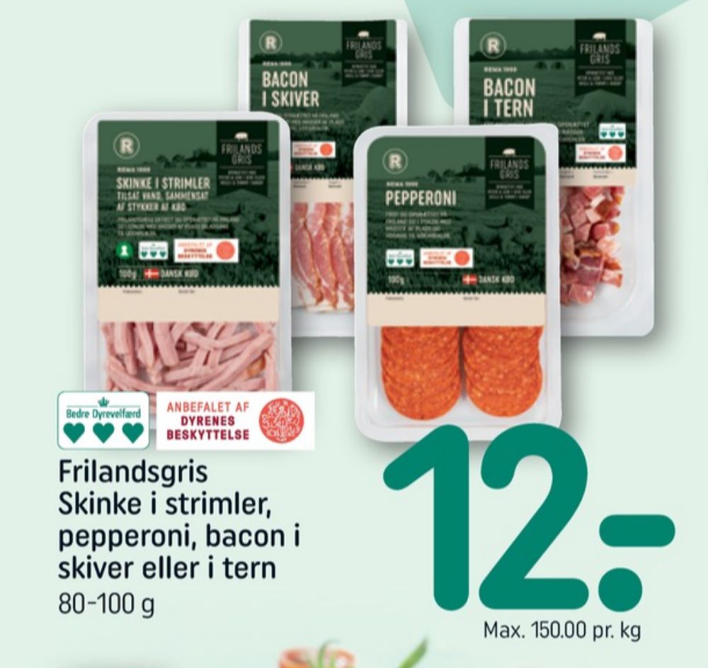 Rema 1000, Bacontern