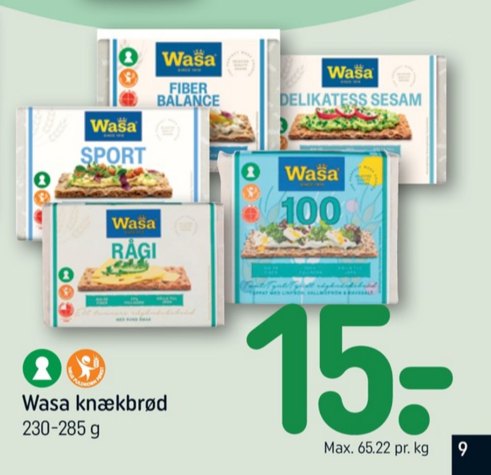 Wasa, Delikatesse Sesam knækbrød