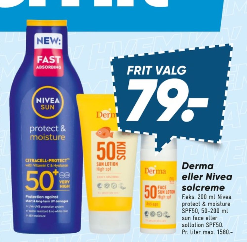 Derma Sun, Solcreme